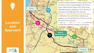 City of Modi'in Maccabim Re'ut | PPT