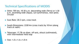 Modis Orbit Example MODIS | PPTX