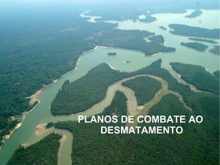 PLANOS DE COMBATE AO
DESMATAMENTO
 