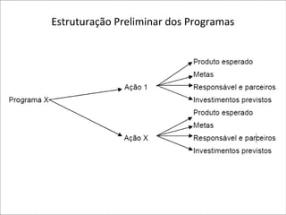 Estruturação Preliminar dos Programas
 