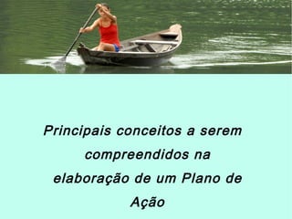 Principais conceitos a serem
compreendidos na
elaboração de um Plano de
Ação
 
