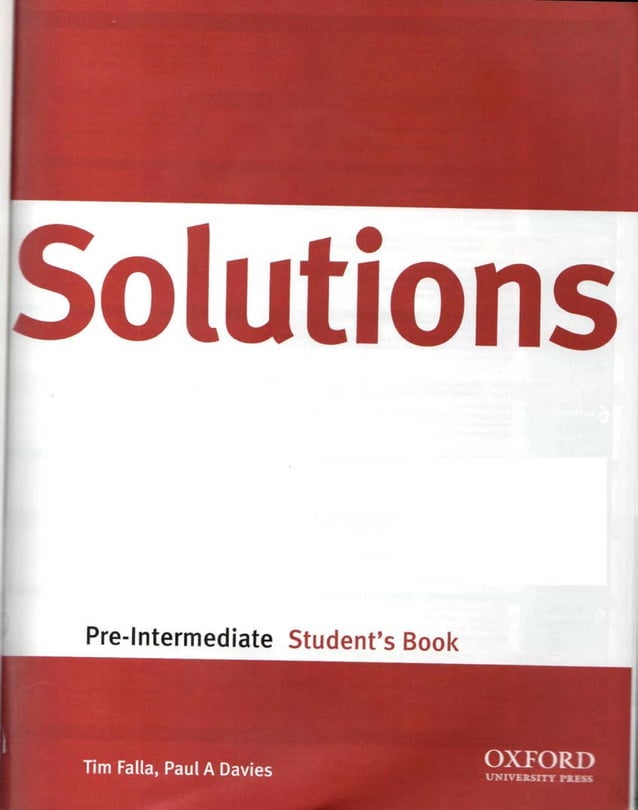 Solutions pre int sb | PDF