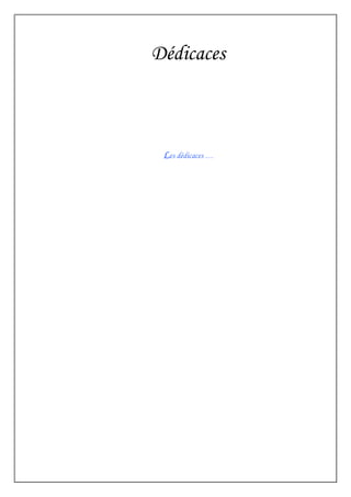 Dédicaces



 Les dédicaces …
 