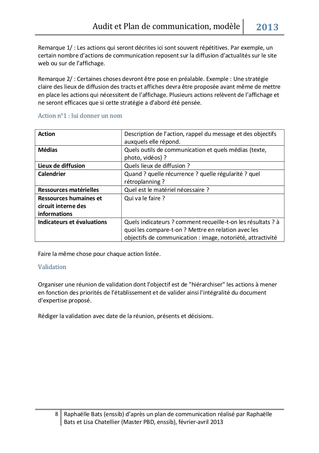 Modèle de plan de communication