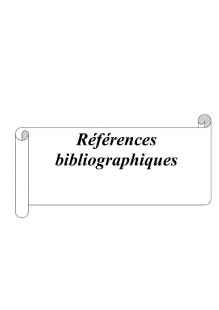 Références
bibliographiques
 