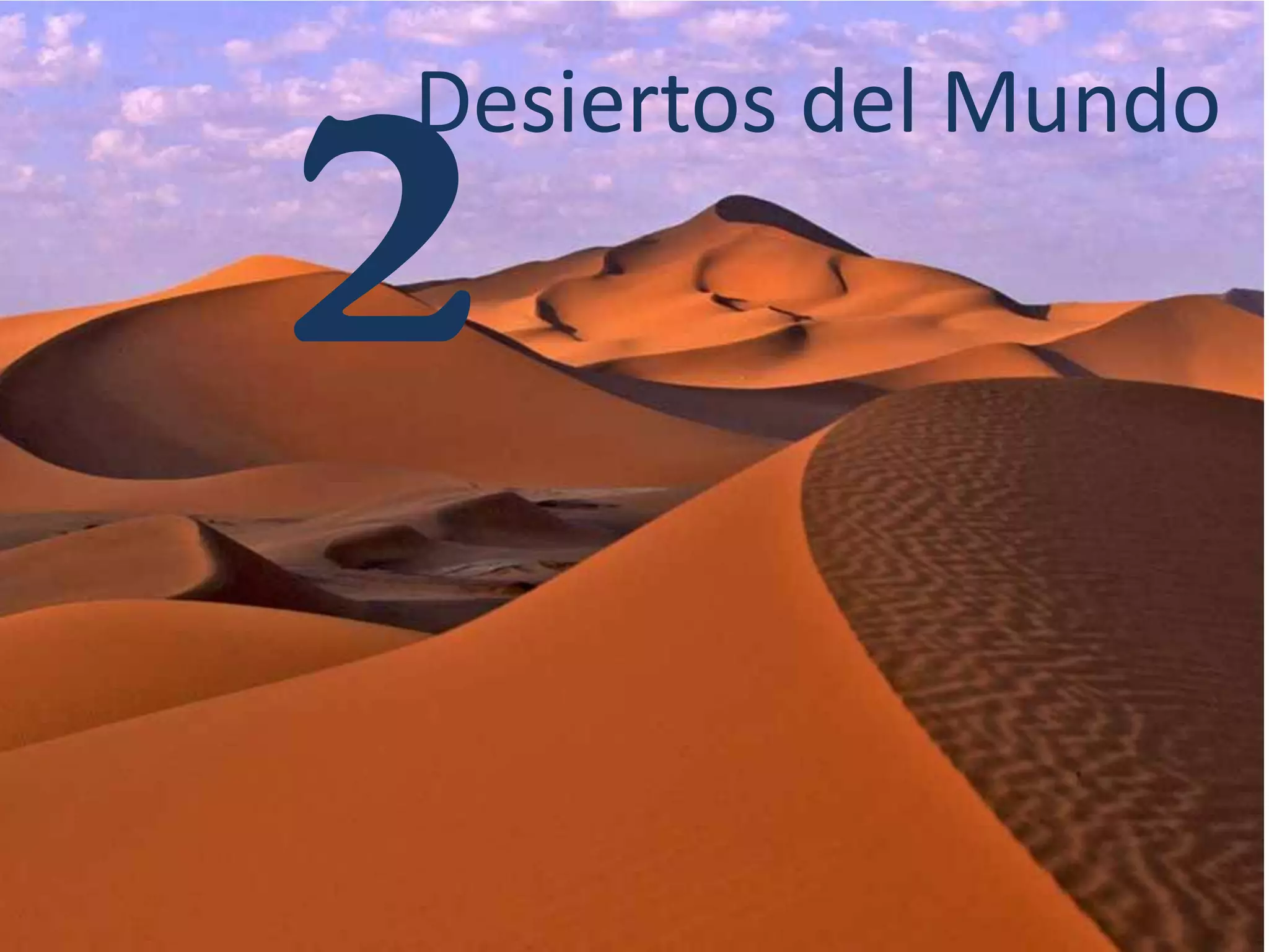 Modo de vida en los desiertos | PDF