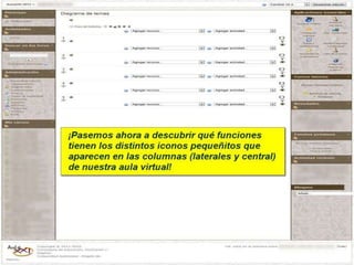 Modo edición y descripción de iconos