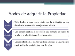Modos De Adquirir La Propiedad Ppt vrogue.co