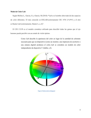 Lab Modelol De Color Modos de color | PDF