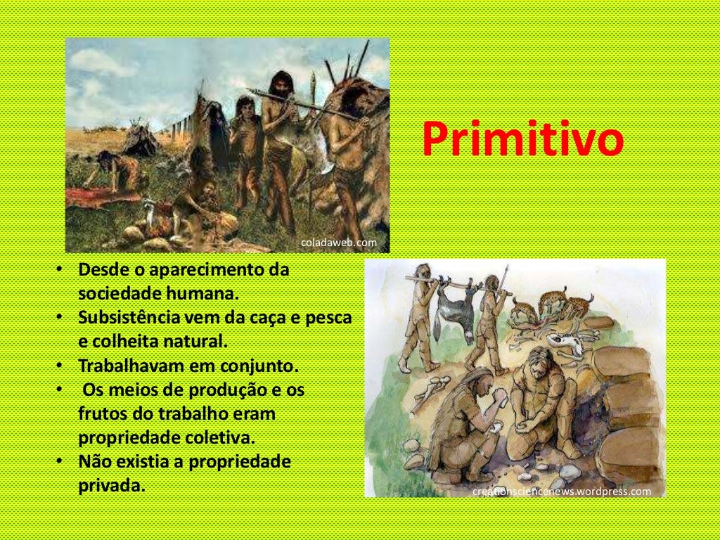 Na Historia Da Humanidade Alguns Tipos De Modos De Produção - FDPLEARN