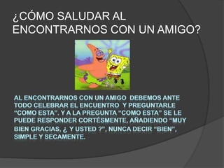 Modos de saludar | PPT