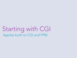 mod_php vs FastCGI vs FPM vs CLI | PDF