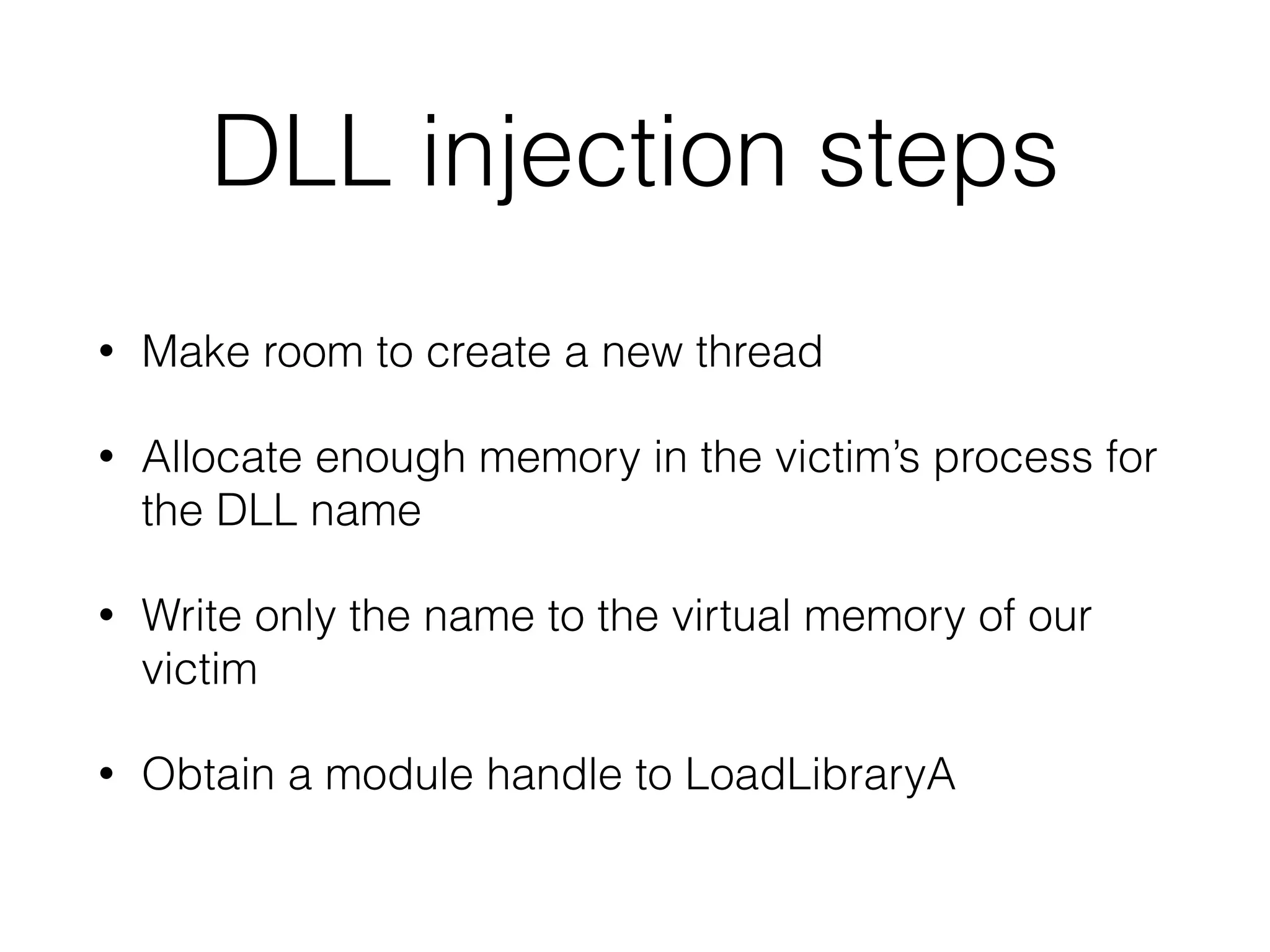DLL Injection - Demo
 
