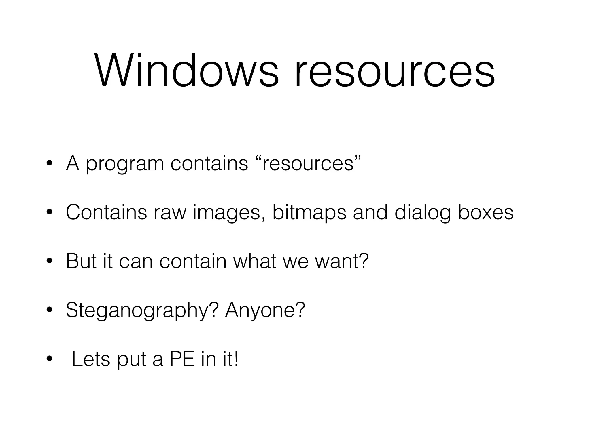 Process replacement -
A short demo
 