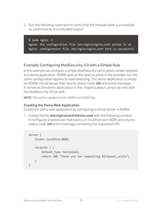 Mod security 3 NGINX | PDF