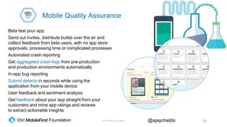 Make Good Apps great - Using IBM MobileFirst Foundation