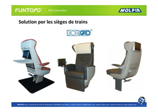 Solution por les sièges de trains




MOLPIR s.r.o., Hrachová 30, 821 05 Bratislava, SLOVAKIA, tel: 00421 2 4319 1218-9, info@molpir.com, www.molpir.com, www.funtoro.sk, shop.molpir.com
 