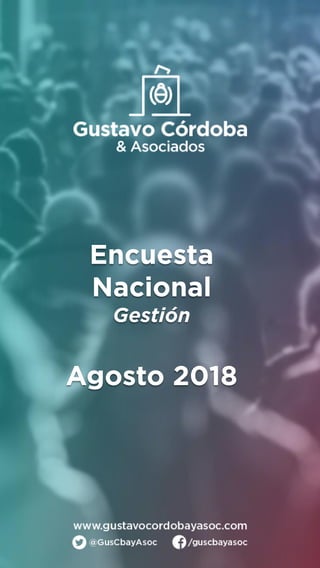 Encuesta de opinión sobre la gestión de Gobierno PDF