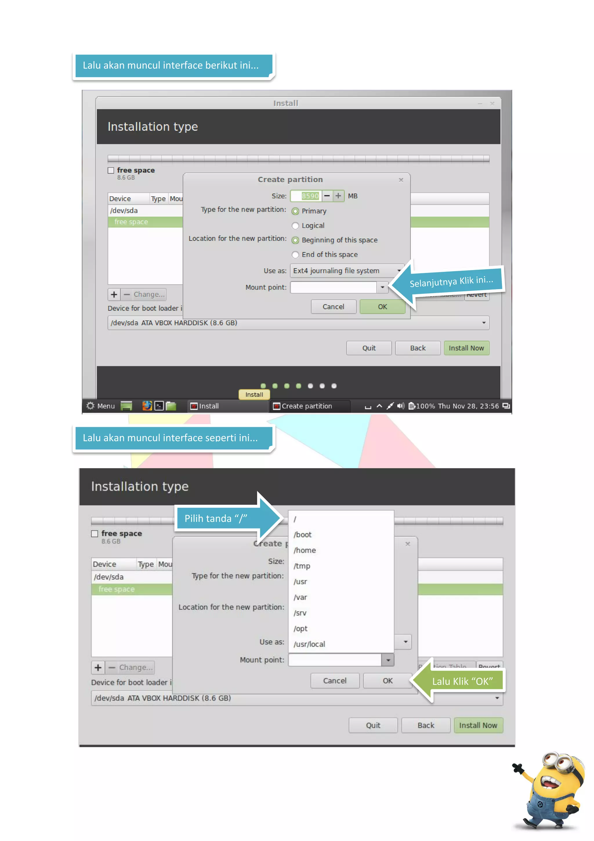 Lalu akan muncul interface berikut ini...

Lalu akan muncul interface seperti ini...

Pilih tanda “/”

Lalu Klik “OK”

 