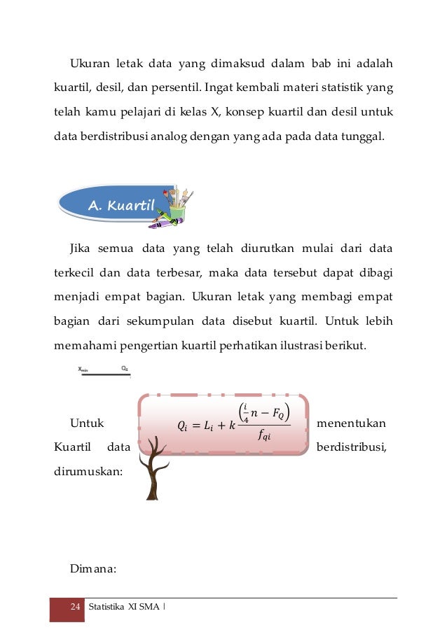 Modul statistika XI SMA