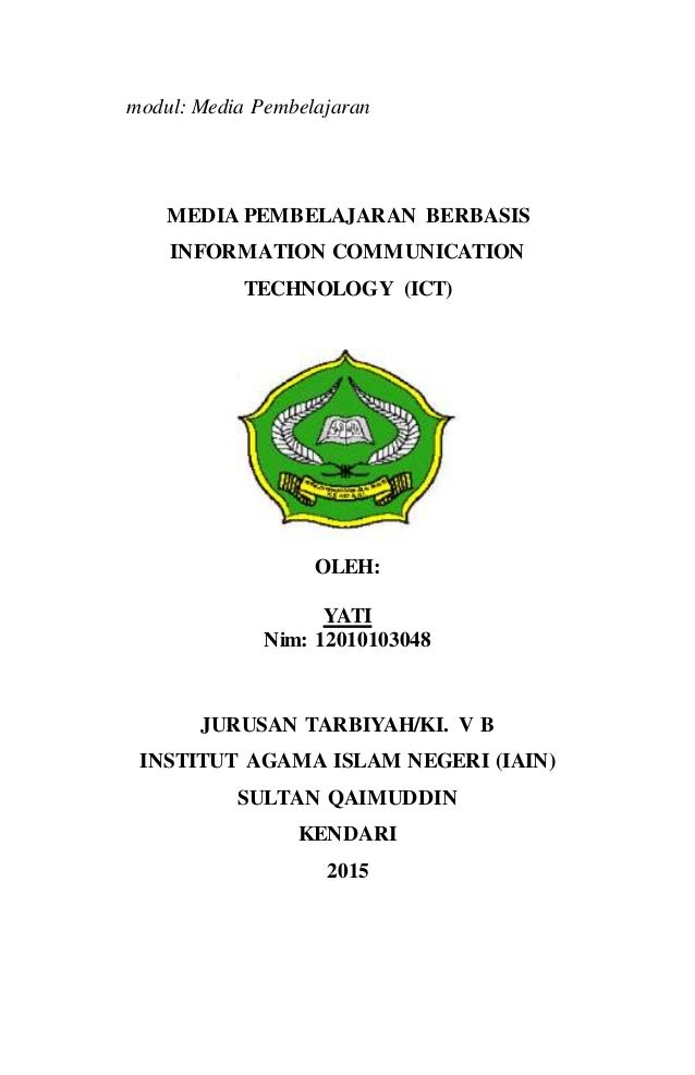 Modul Media Pembelajaran Berbasis Information Communication Technolog