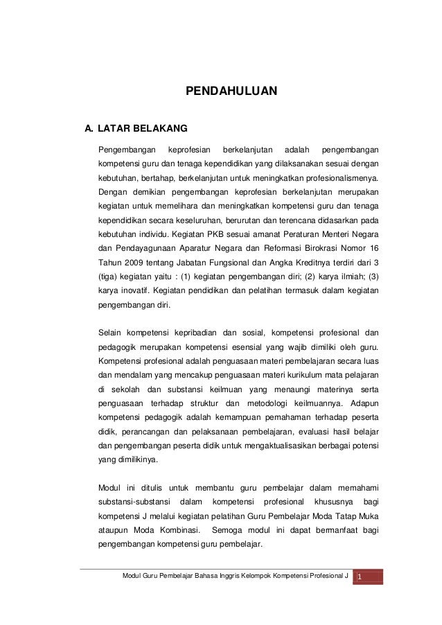 Modul Inggris Kk J Modul Bahasa Inggris Smp Profesional Critical Tex