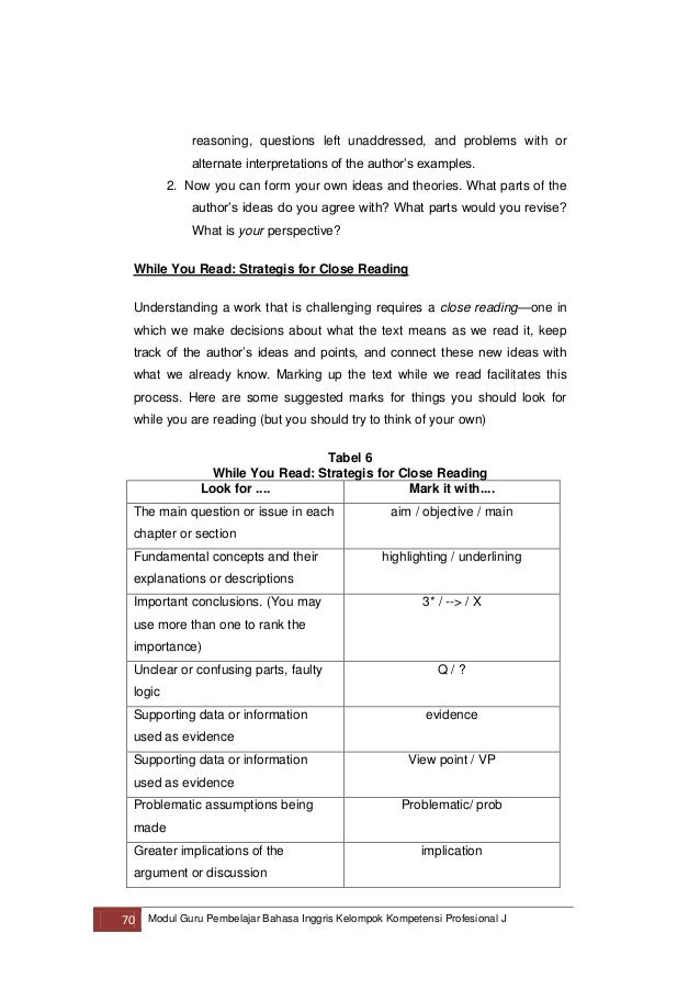 Modul Inggris KKJ MODUL Bahasa Inggris SMP Profesional Critical Tex…