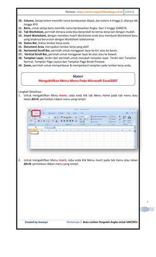 Modul 1 modul excel | PDF