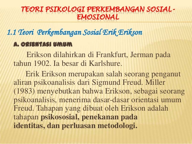 Modul 2 Psikologi Perkembangan Sosial Emosional