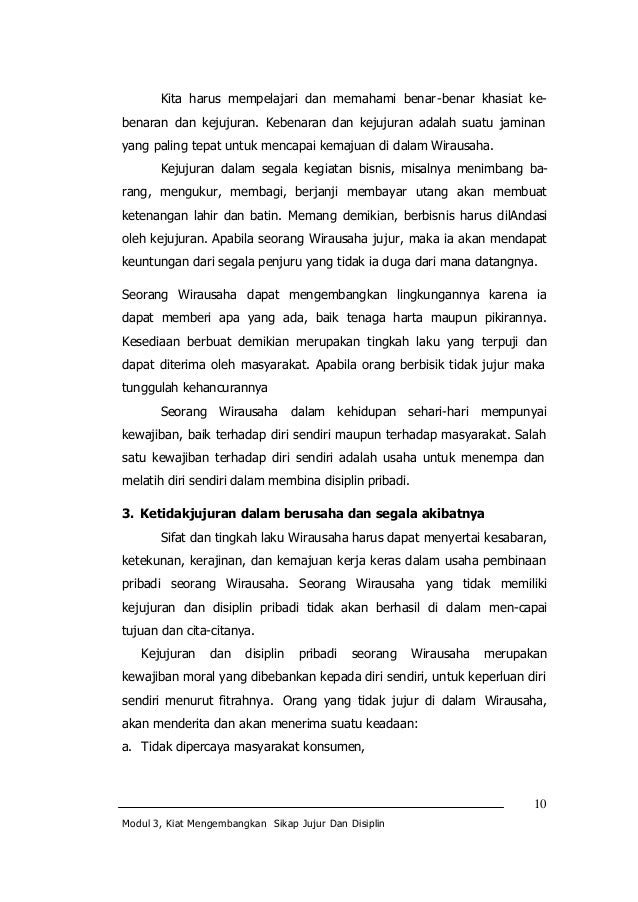 Free Gambar Modul 3 Sikap Jujur Dan Disiplin Terupdate oleh Cikimm.com