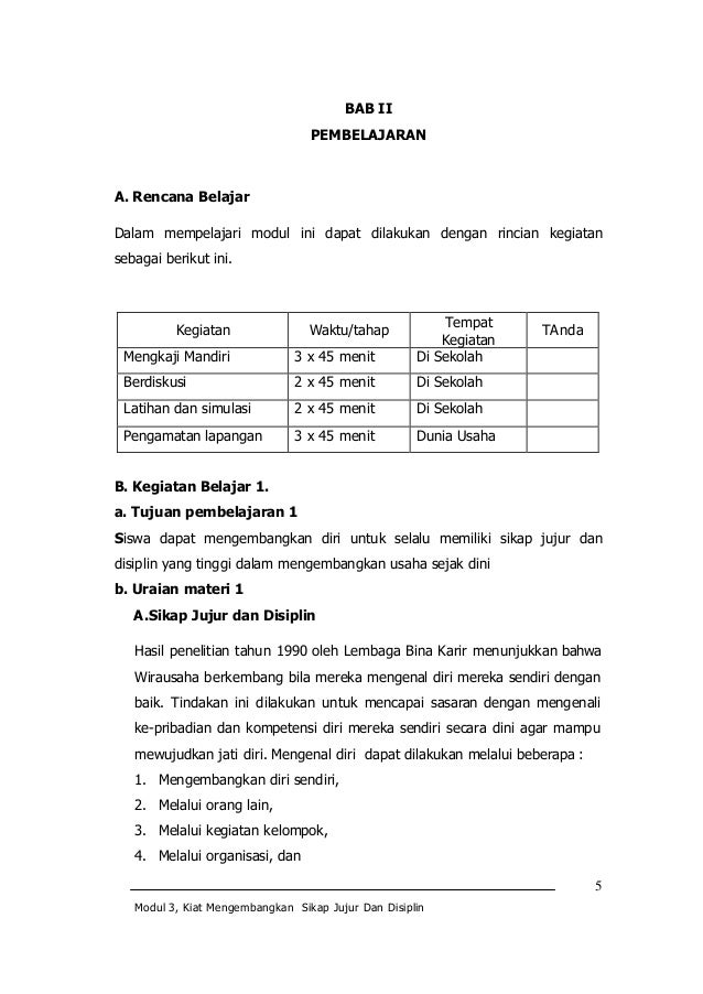 Free Gambar Modul 3 Sikap Jujur Dan Disiplin Terkeren by Cikimm