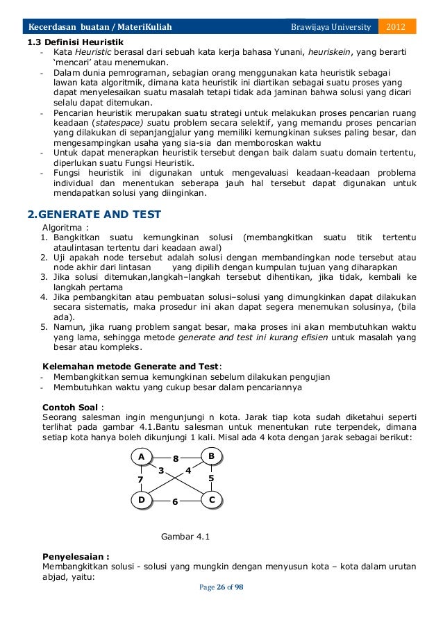 Soal Dan Jawaban Uas Kecerdasan Buatan