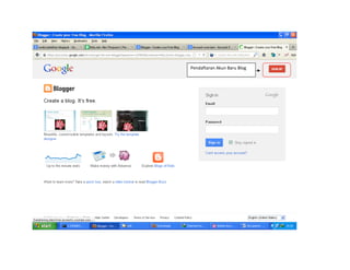Pendaftaran Akun Baru Blog 

 

 