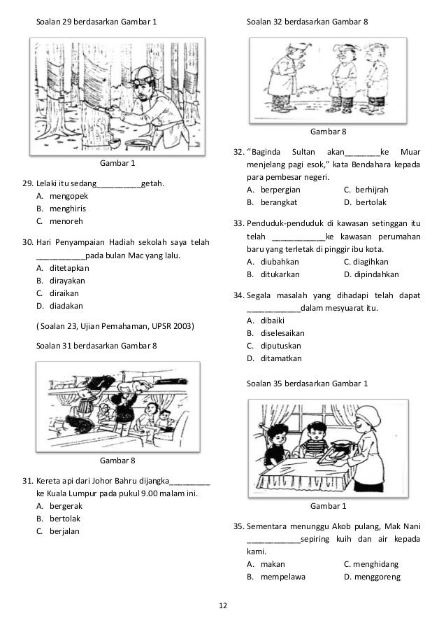 Soalan Ujian Bulan Mac Bm Tahun 4 - Selangor a