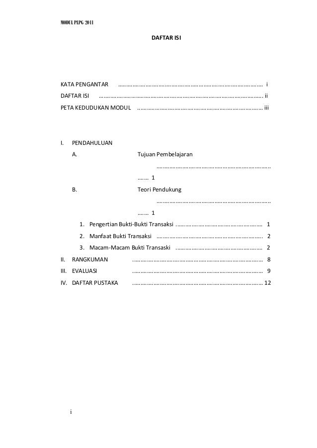 Modul dana Kas Kecil