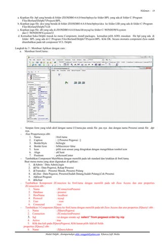 Modul Delphi ,buat pemula | PDF