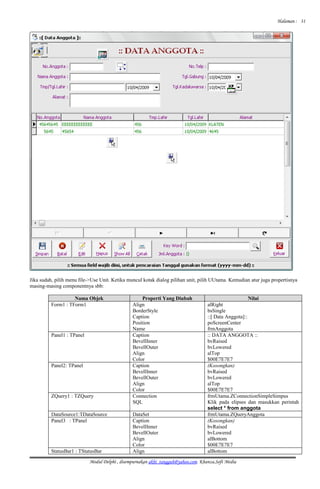 Modul Delphi ,buat pemula | PDF