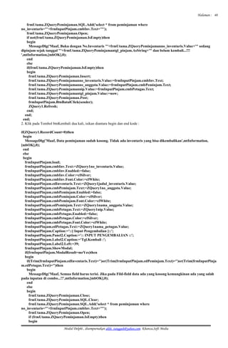 Modul Delphi ,buat pemula | PDF