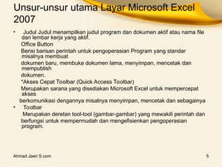 Belajar microsoft excel dasar untuk pemula | PPT