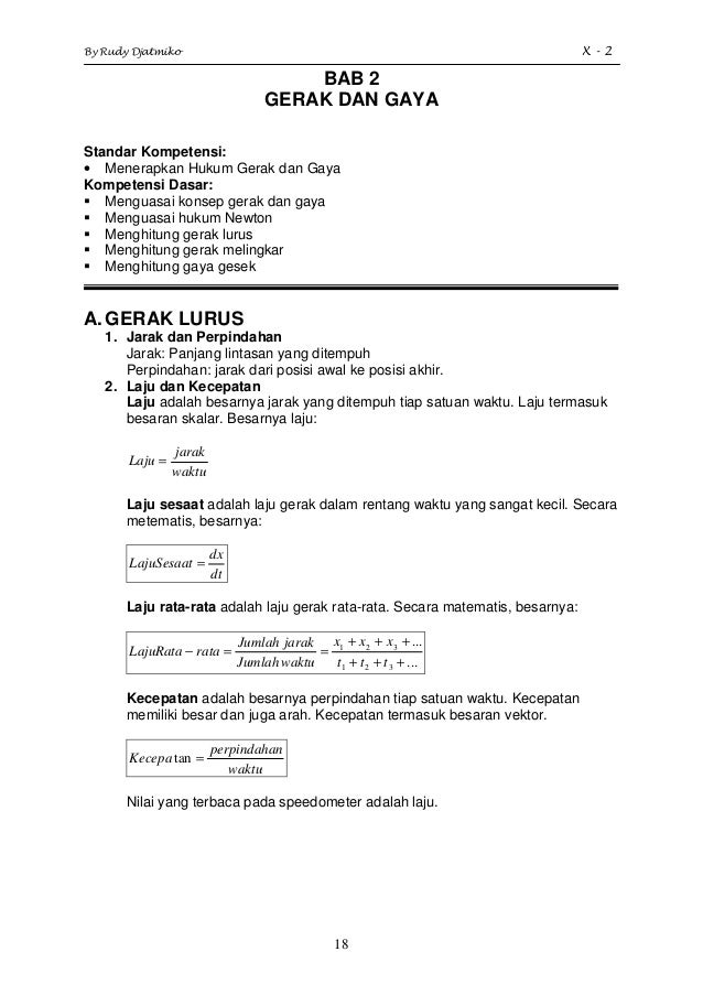 Modul fisika x-2012