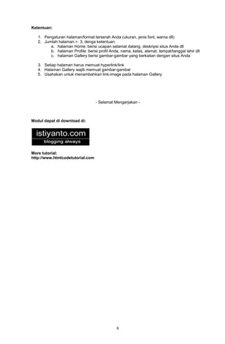 Modul html | PDF