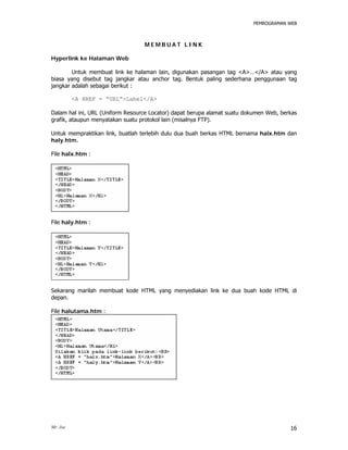 Modul html | PDF