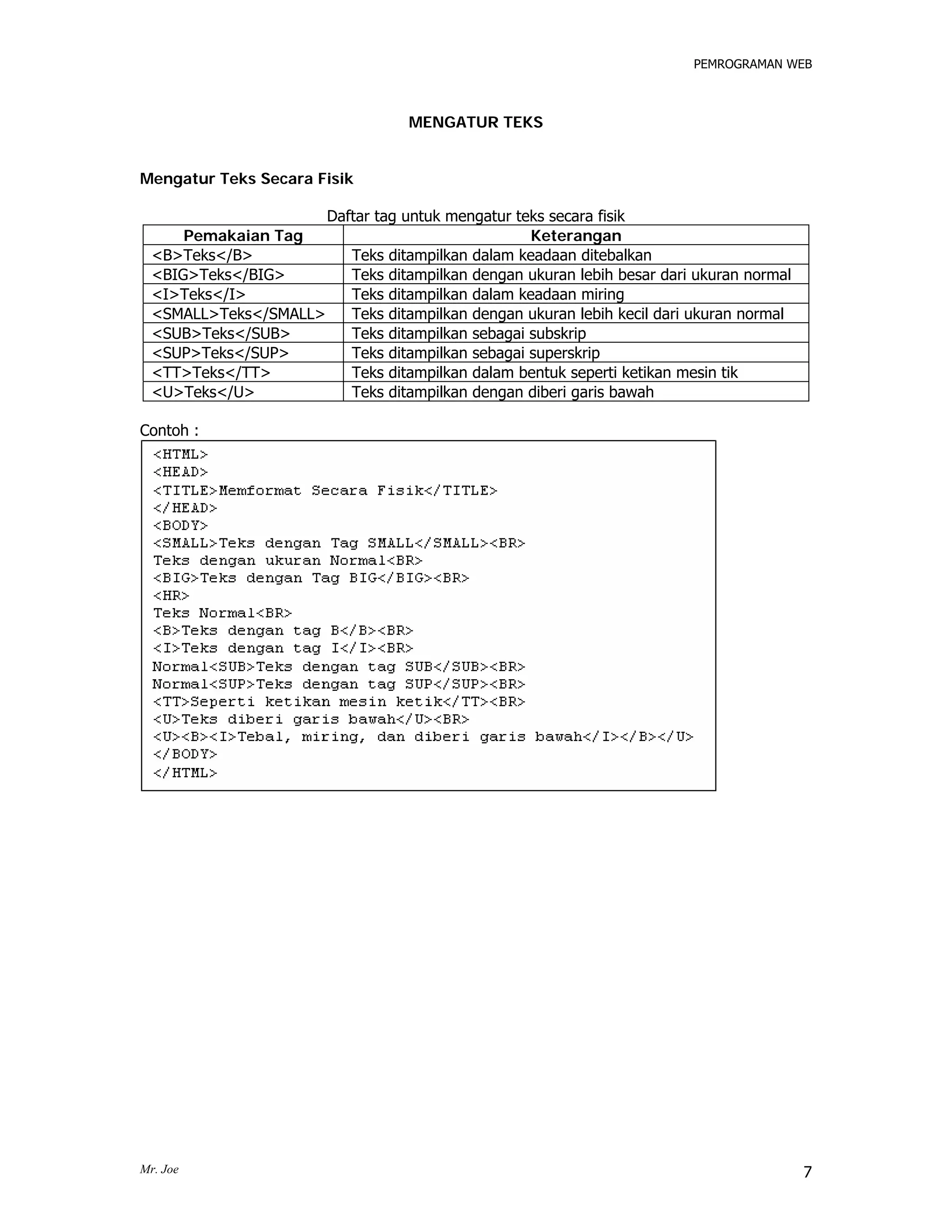 Modul html | PDF