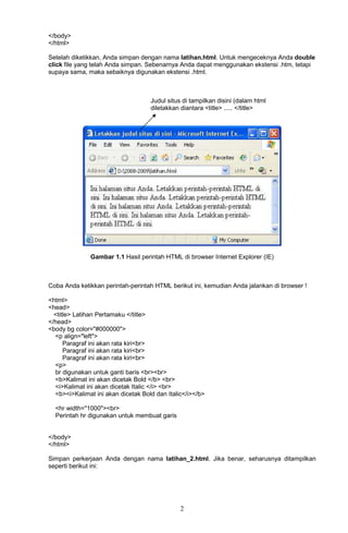 Modul html | PDF