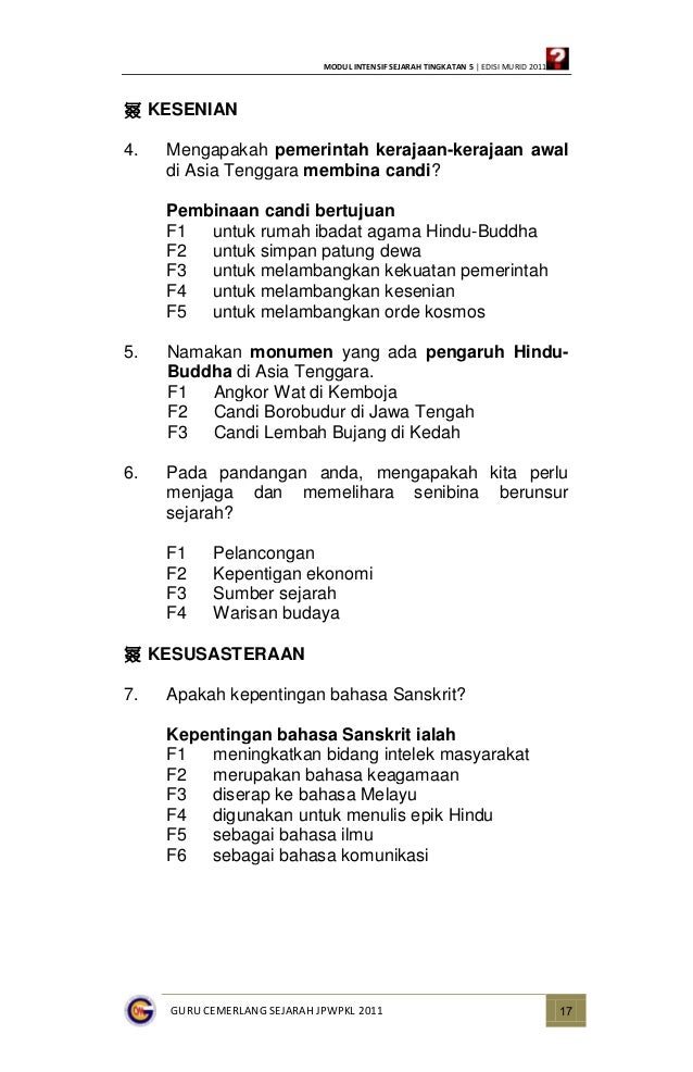 Modul intensift4jawapan