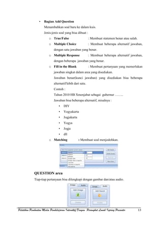 Modul Ispring Presenter | PDF