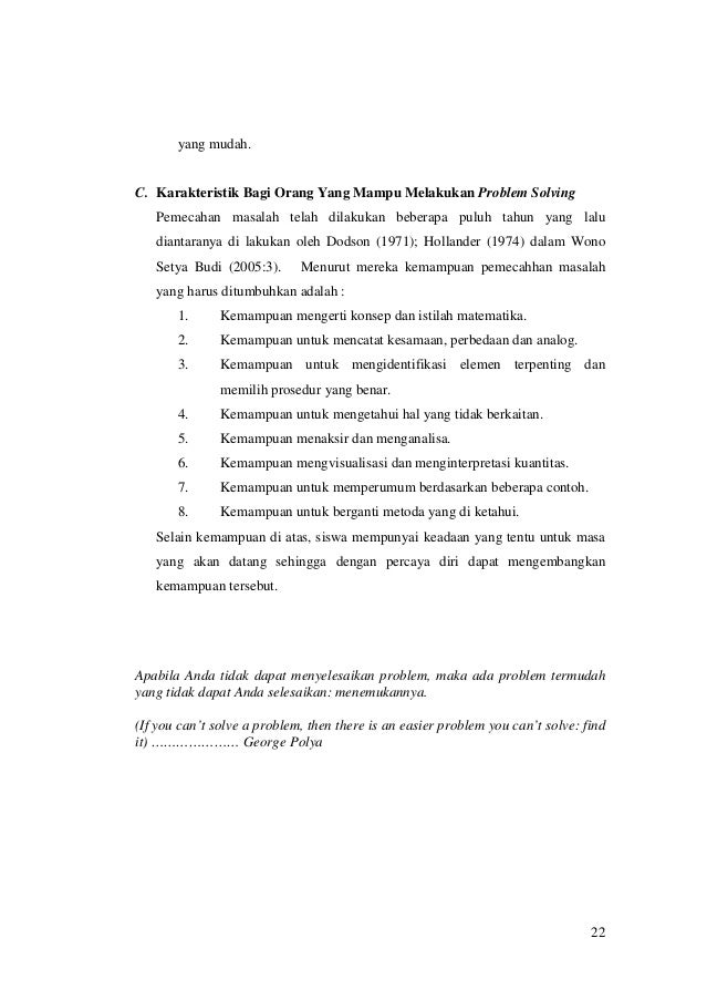 Modul Matematika Teori Belajar Polya