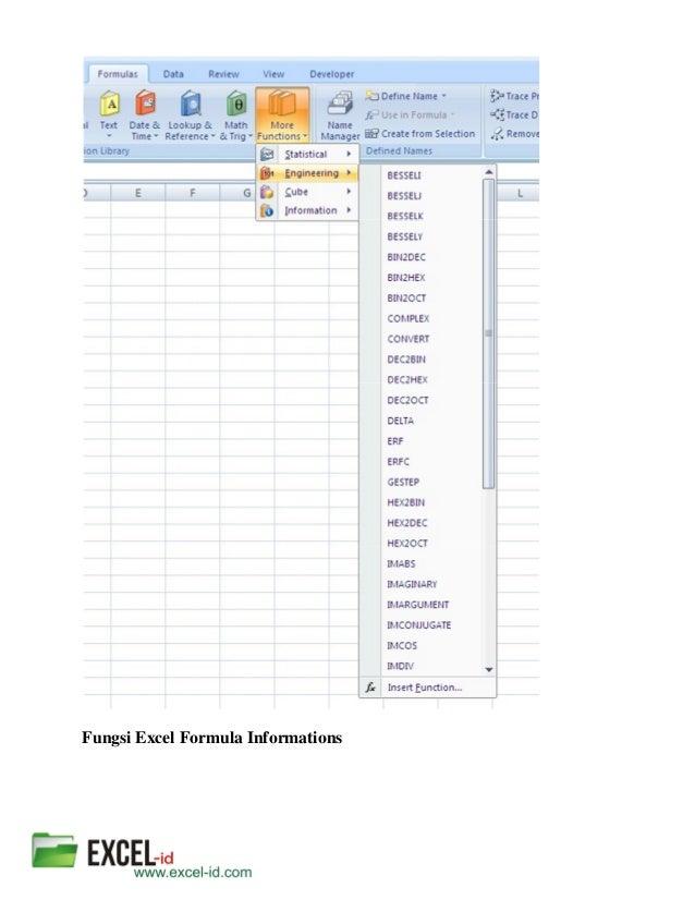 Modul Mengenal Berbagai Rumus Excel Dan Fungsinya Modul Mengenal Berbagai Rumus Excel Dan Fungsinya