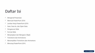Comprehensive Guide to Microsoft PowerPoint 2016 Features and Usage | PPTX