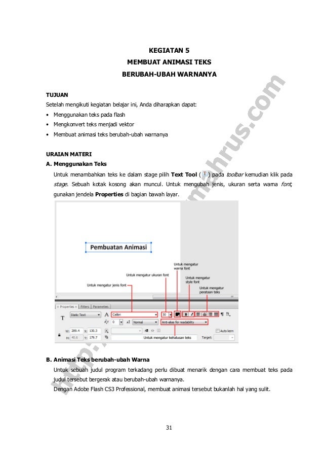 Modul Pelatihanadobeflashcs3professional